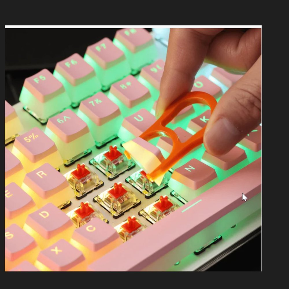 PBT Double Shot 108 Pudding Keycaps Set